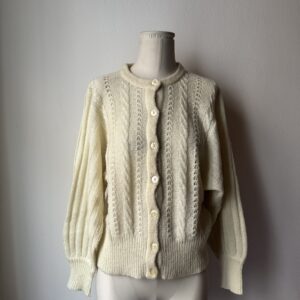 Cardigan Panna Treccia