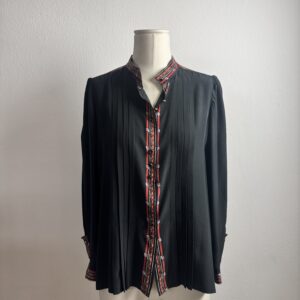 Camicia Pura Seta Nera