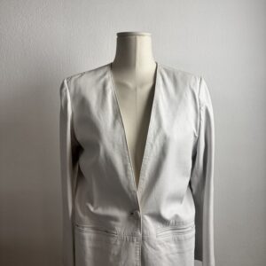 Blazer Pelle Bianco